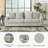 Jacilynn Upholstered 98'' Loveseat