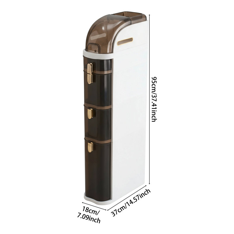 Plastic / Acrylic Freestanding Bathroom Cabinet