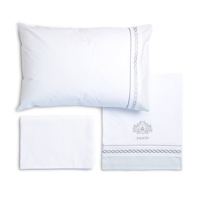 Greenguard Gold Certified Floral Cotton 3 - Piece Cot Bed Sheet Set