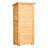 Outdoor Storage Shed Waterproof Garden Tool Metal Shed with Lock 31.5x63.8 inch