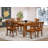 5 Piece Dining Set Includes a Square Dining Table with Butterfly Leaf and 4 Kitchen Chairs, Black & Cherry-2073245413-2122533355-2122533353