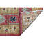 Tapis beige / rouge / bleu noué à la main de haute qualité-81904695