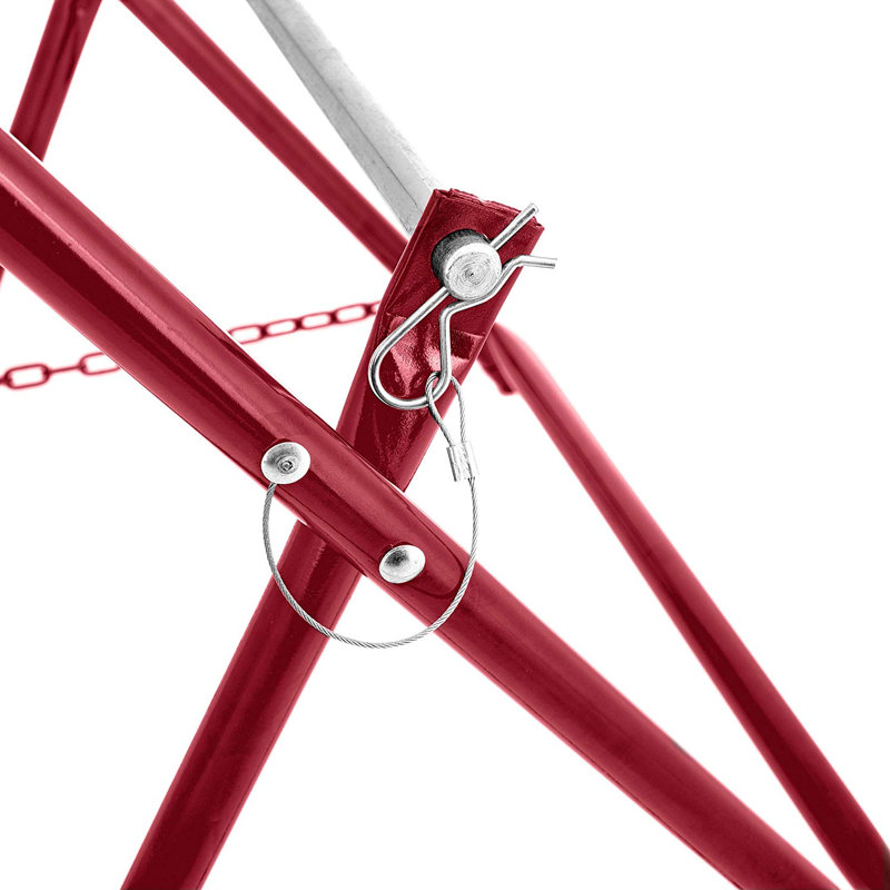 Portable Wire Storage Cable Organizer Foldable Caddy, Red