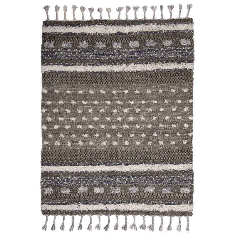 Crowden Geometric Hand Woven Area Rug, Rectangle 160 x 230cm