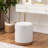 Teddy Fleece Round Ottoman With Stroage-1319613780