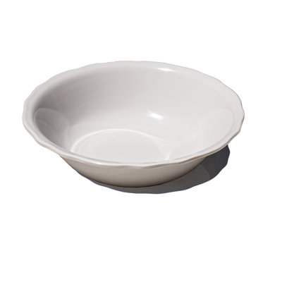 Scallop NewWave Melamine Low Bowl - Cream - 7.9" - Set of 6