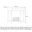Console d'entrée élégante avec 1 tiroir et tablette inférieure-1502019333-1502019328