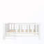 Wooden Twin Size Bed With Guardrail-1970593085