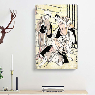 Chushingura by Eishosai Choki - Wrapped Canvas Painting