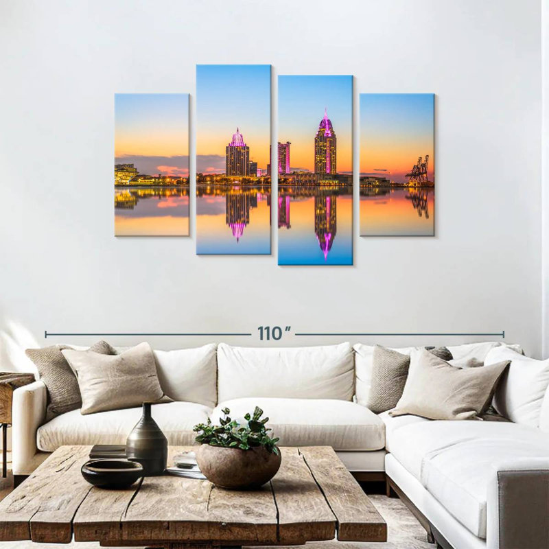 Horizon urbain de Sireci, Alabama, H 48 po x l 75 po