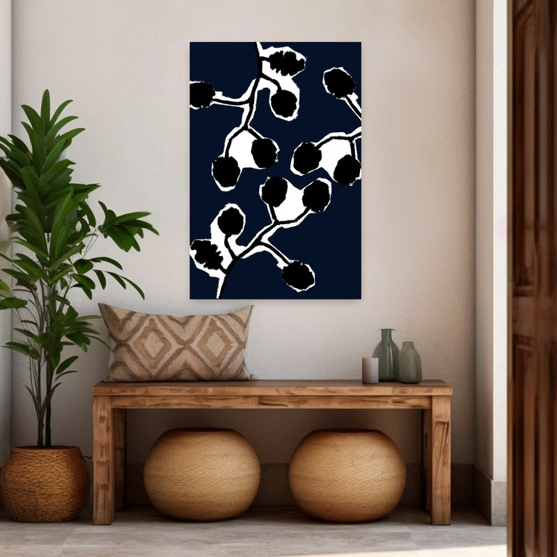 Art contemporain abstrait géométrique "Bold", H 48 po x l 32 po