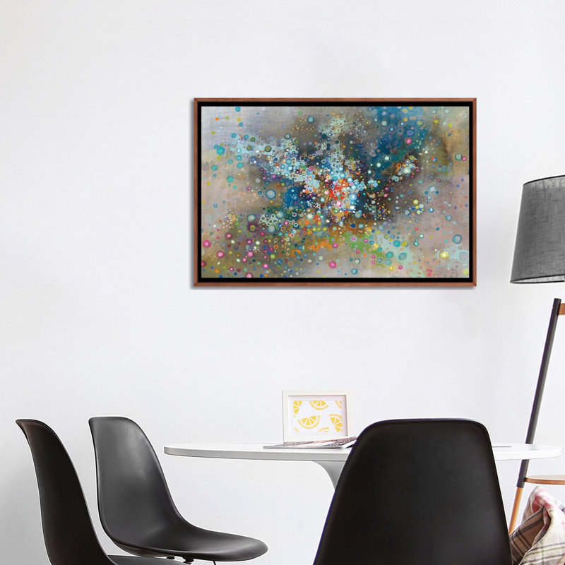 « Andromeda » par Danhui nai, reproduction d’art, H 26 po x l 40 po x 1,5 po, Toile avec cadre en bois classique
