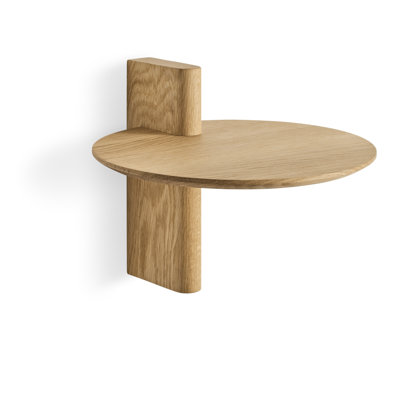 Sidekick Circle Solid Wood Floating Shelf
