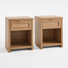 Ensemble commode et table de chevet