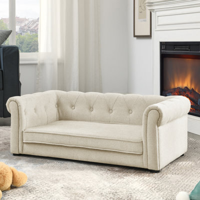 Malcolm Elegant Rectangle Dog Bed For Medium And Large Dogs