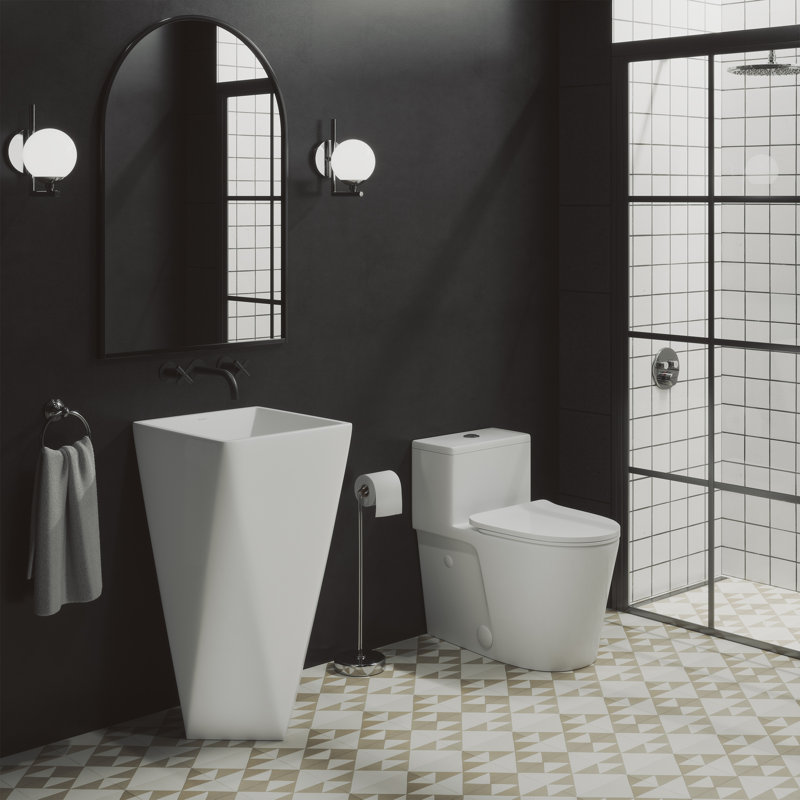 Toilette allongée une pièce à double chasse Arles 1,1 / 1,6 GPF Arles