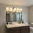 Modern 3-Light Vanity Fixture With Square Glass Shades-771133056-771133059