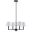 Costa Wrought Iron 4-Light Chandelier-931061353
