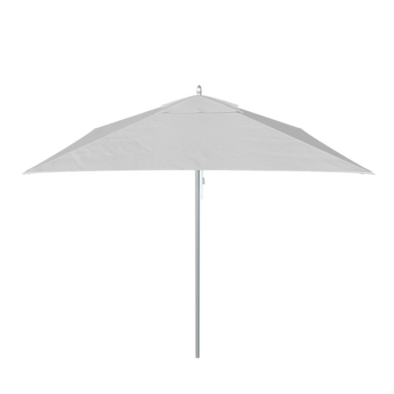 Parasol de marché carré 6 pi Manuell, 104" H x 90" W x 90" D, Toile bleu marine Sunbrella®