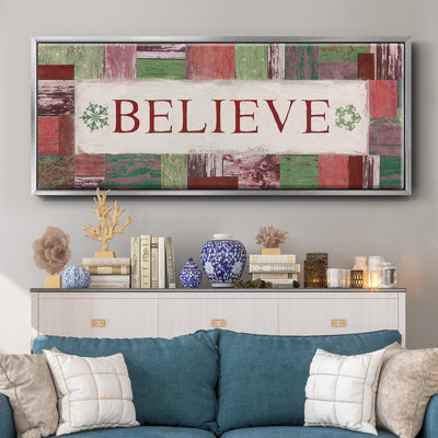 Believe - toile encadrée