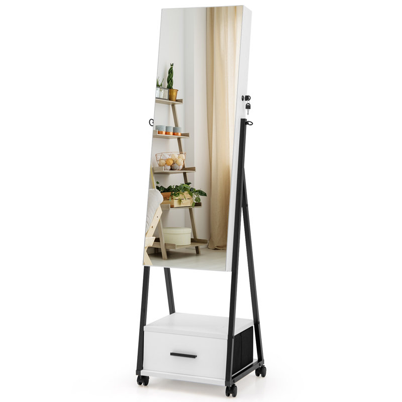Weesner Jewelry Armoire, White