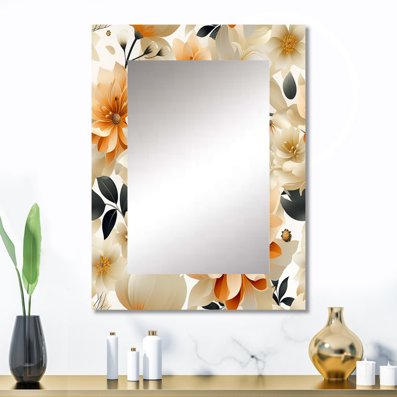 Diemer orange et beige Diemer, 32 po x 24 po