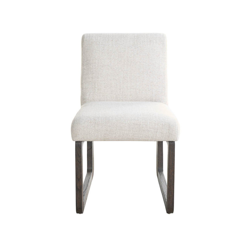 Modern Upholstered Dining Chair, Brown