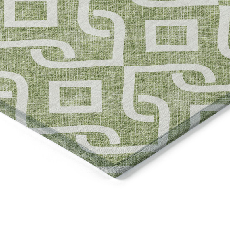 Tapis de couloir intérieur / extérieur Runner Mukul, Rectangulaire 8 pi x 10 pi