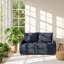 Upholstered 57.48 " Linen Sofa Bed