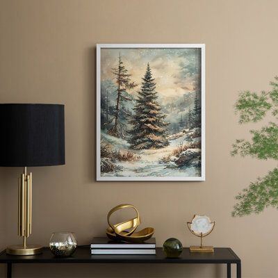 Christmas Holiday Art DCXXXV Framed Print - Solid Wood
