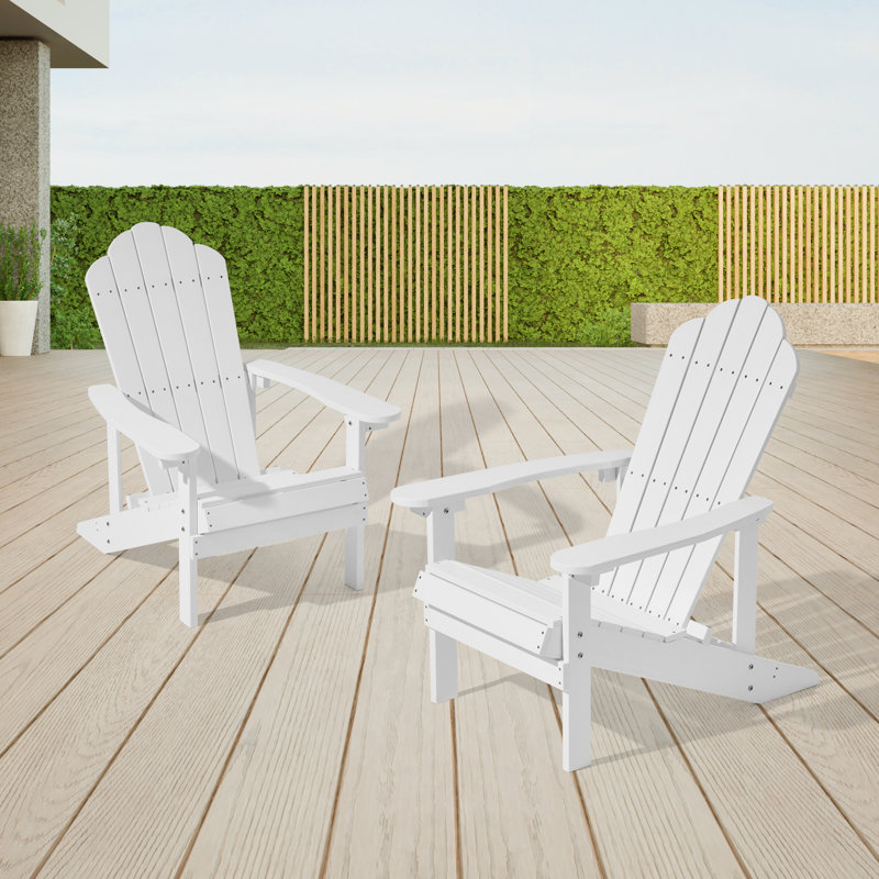 Chaise Adirondack Hatolina, Blanc
