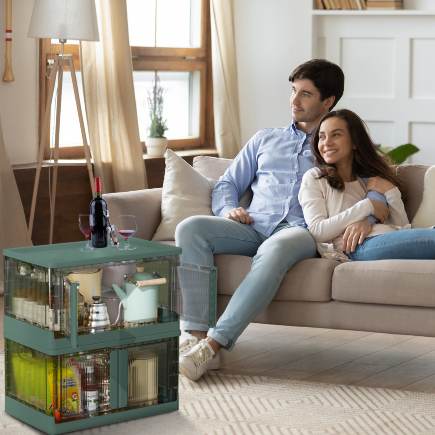 Rebrilliant Memnune 2 Drawer Stackable Drawer - Wayfair Canada