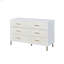 Commode blanche, champagne et or Myles-823287785