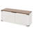 Farmhouse Storage Trunk Organizer Chest Bench Trunk With 2 Safety Hinges For Entryway, Bedroom And Living Room-1835918045