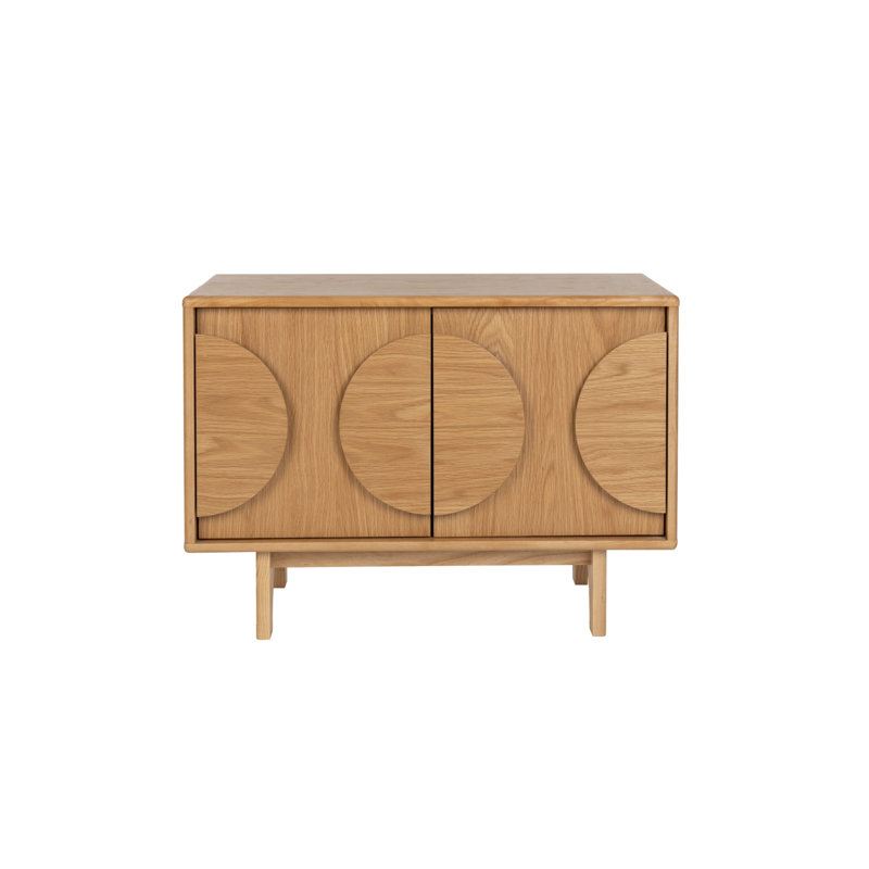 Groove Accent Cabinet, Brown