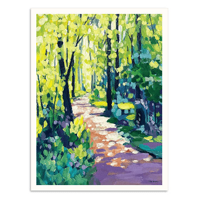 Dappled Light by Clair Bremner - Floater Frame Print on Canvas