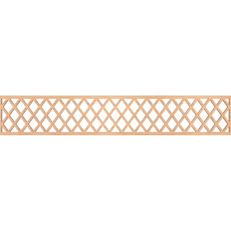 Moulure Manchester Fruster, Noyer blanc, H 8 po x l 46,625 po x P 0,25 po