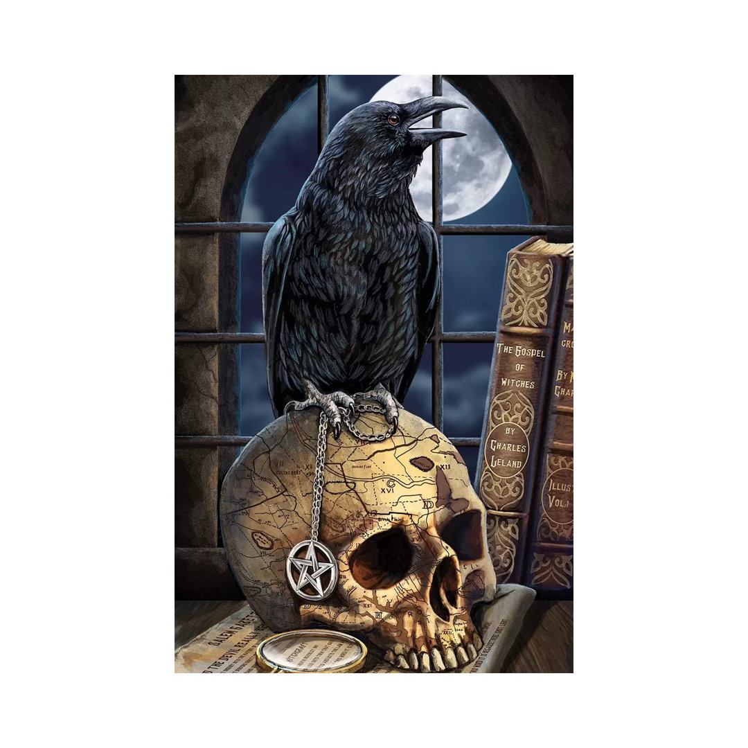 Salem's Familiar by Lisa Parker - Wrapped Canvas Print