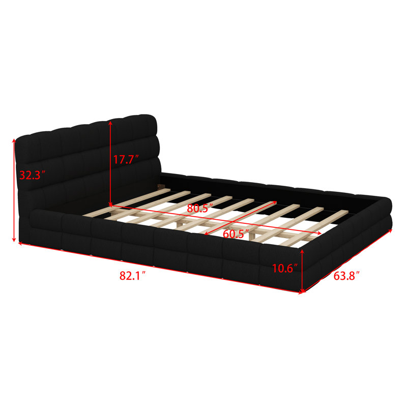 Latitude Run® Upholstered Platform Bed | Wayfair Deals