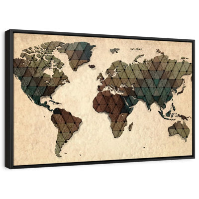 Carte du monde unique Aliaz
