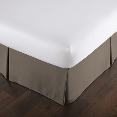 Southshore Fine Linens Vilano Pleated Bed Skirt, Double-Brushed Microfiber 15-Inch Drop Bed Skirt with Pleated Design, Machine Washable, Twin, Sage Green