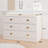 6-Drawer Baby Nursery Dresser with Changing Table Top and Anti-Tip Kit-253727360