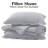 Microfiber Embossed Oversized Bedspread Set With Shams – Modern & Contemporary, Machine Washable, Dust-Resistant-124563528-124563529