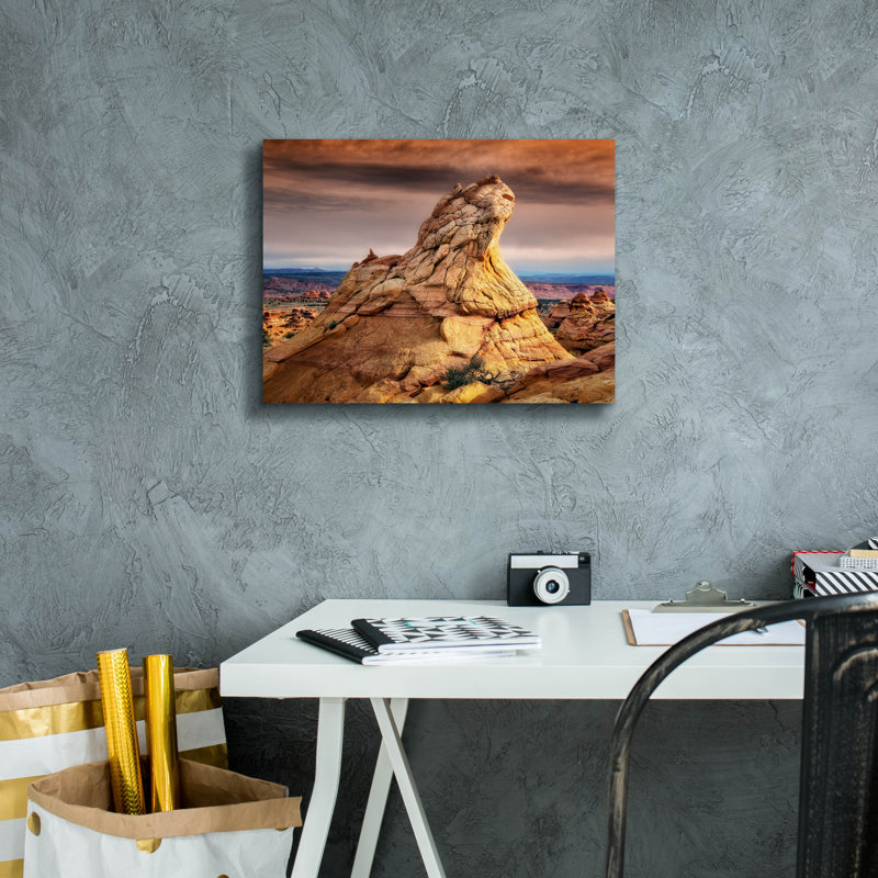  «Arizona Peaks 2» par David Drost, art mural sur toile, 16 po x 12 po