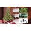 Arbre de Noël pleine forme avec lumières UL - branches mixtes Pe / Pvc, base large pour espaces spacieux, structure à charnières, support en métal stable-551982572