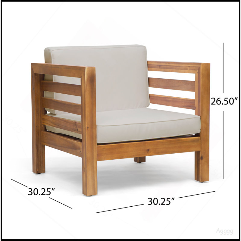 Chaise club Oana, Beige, Beige