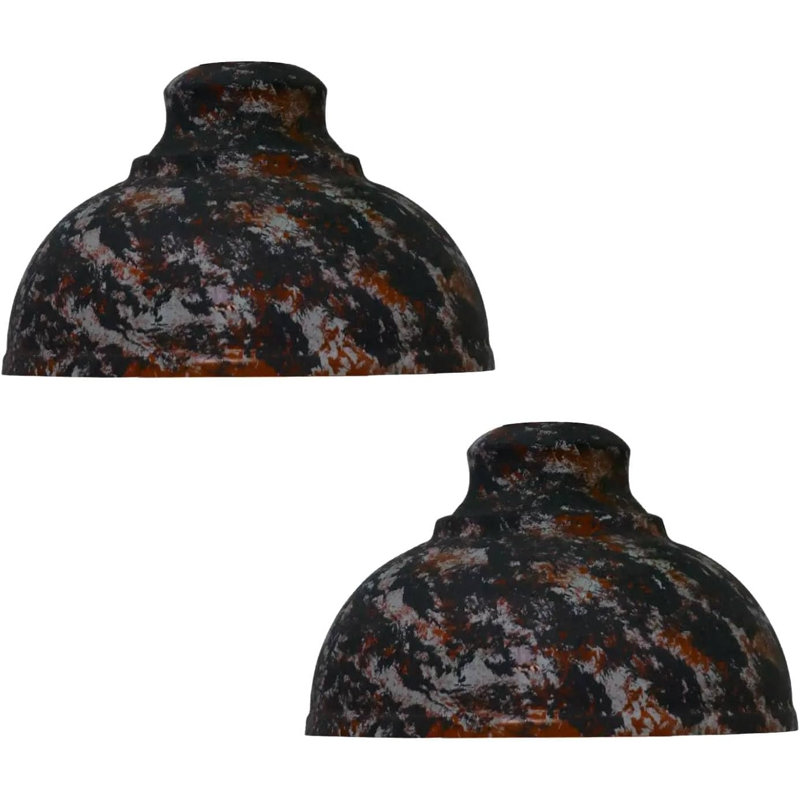 Trabelsi 17cm H Metal Dome Lamp Shade, Army Cama