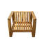Bois d'extérieur - ensemble de chaise et de table d'appoint pour une utilisation quotidienne et des sièges déchirés Ensemble compact - Coussins en tissu pour une utilisation à long terme à l'extérieur-1339762322