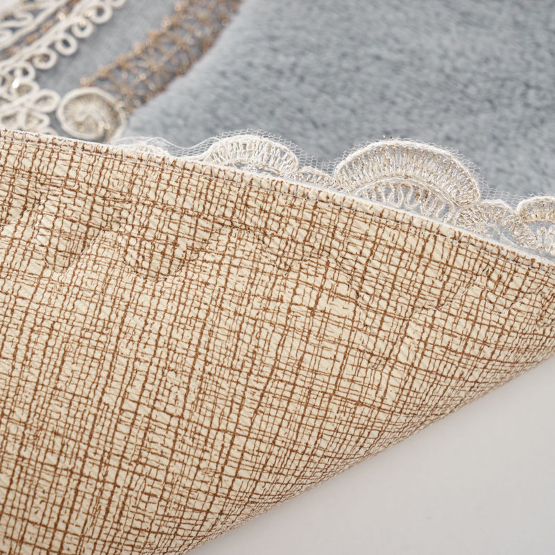 Luxury Bathmat Set (2 Pieces) - Grey, 19.7 x 23.6 inches & 23.6 x 39.4 inches | 100% Polyester, 1500 g/m², 0.6 in Pile Height | Non-Slip Underside, Antibacterial, Easy Clean | Machine Washable at 86°F, Perfect for Bathrooms