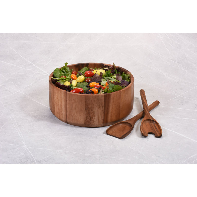 Bol à salade en bois d'acacia